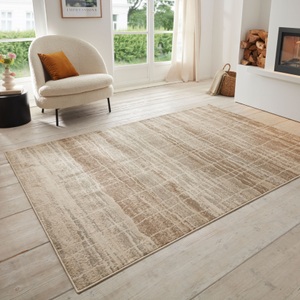 Hanse Home, HANSE Home Teppich »Jord«, rechteckig, 8 mm Höhe, strapazierfähig, robust, pflegeleicht, ringsum gekettelt, geeignet für Fussbodenheizung, HANSE Home Teppich »Jord«, rechteckig, 8 mm Höhe, Kurzflor, Läufer, Vintage, Wohnzimmer, Schlafzimmer, Esszimmer, Flur