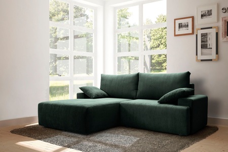 exxpo - sofa fashion, exxpo - sofa fashion Ecksofa, mit Federkern, inklusive Bettfunktion und Bettkasten in verschiedenen Cord-Farben, exxpo - sofa fashion Ecksofa »Orinoko, aktuelles Design und hoher Sitzkomfort, L-Form«, inkl. Bettfunktion und Bettkasten, schöne Farben im angesagten Cord