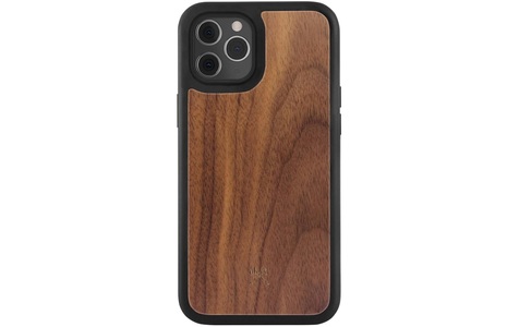 Apple, Woodcessories - iPhone 12 Pro Max EcoBump Classic Echt Holz Hülle Walnuss FSC Zertifiziert - Dunkelbraun, 