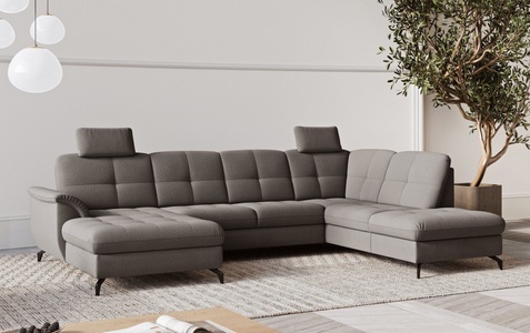 sit&more Wohnlandschaft »Zora U-Form«, wahlweise mit Bettfunktion und Bettkasten