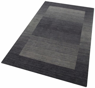 THEKO EXKLUSIV, Wollteppich, »Gabbeh Super«, Theko Exklusiv, rechteckig, Höhe 9 mm, handgewebt, THEKO Wollteppich »Gabbeh Super, Handweb Teppich, Bordüre, reine Wolle, handgewebt«, rechteckig, 9 mm Höhe, Schlafzimmer, Wohnzimmer, Esszimmer, auch als Läufer und Bettumrandung