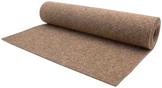 Primaflor-Ideen in Textil Nadelvliesteppich »MERLIN«, rechteckig, 5,2 mm Höhe, geeignet für Fussbodenheizung, robust und strapazierfähig