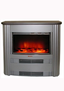 SONNENKOENIG, Sonnenkönig Diablo Modern Elektrokamin, Sonnenkönig Heizlüfter ELEKTROKAMIN DIABLO MODERN Silber