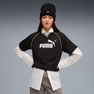PUMA T-Shirt »ESS RELAXED CROPPED FOOTBALL JERSEY«