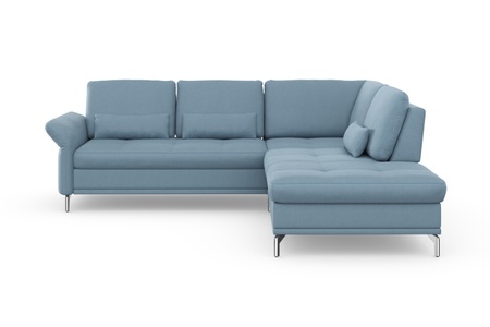 INOSIGN, INOSIGN Ecksofa »Palm Beach«, Federkern, mit Sitztiefenverstellung, wahlweise mit Bettfunktion, Bettkasten und Armteilverstellung, INOSIGN Ecksofa »Palm Beach L-Form«, Federkern, mit Sitztiefenverstellung, wahlweise mit Bettfunktion