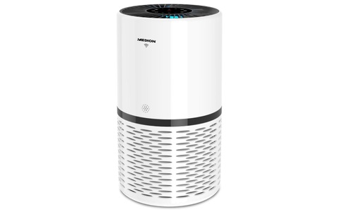 Medion, Medion® Luftreiniger »Medion Luftreiniger MD 10171 52 m²«, für 52 m² Räume, Fernsteuerung über App, Luftqualitätsanzeige, Nachtmodus, Timerfunktion, 