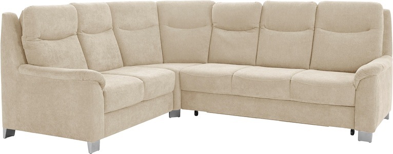 SIT&MORE, sit&more Ecksofa, sit&more Ecksofa »Boccaccio L-Form«, mit Federkern und Kopfteilverstellung, wahlweise mit Bettfunktion
