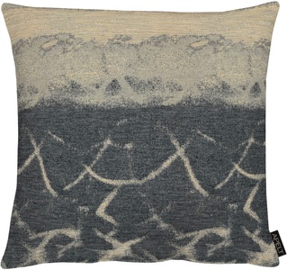 APELT - Zierkissen OPALIA - Polyester/Baumwolle/Viskose - beige/anthrazit - 45/45 cm
