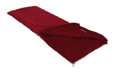 Vaude, VAUDE Navajo 500 Syn Sleeping Bag dark indian red Left 2019 Kunstfaserschlafsäcke, VAUDE Expeditionsschlafsack »Navajo 500«