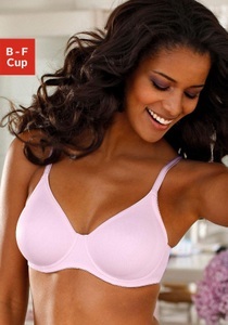 Lascana, LASCANA T-Shirt-BH, LASCANA T-Shirt-BH »perfect basic«, mit Bügel, ohne Schale, Basic Dessous