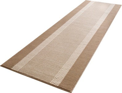 Hanse Home, Läufer, »Band«, HANSE Home, rechteckig, Höhe 9 mm, maschinell gewebt, HANSE Home Teppich »Band«, rechteckig, 9 mm Höhe, Kurzflor, weich, Läufer Grössen, Wohnzimmer, Schlafzimmer, Esszimmer
