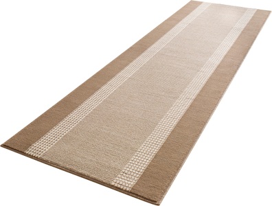 Hanse Home, Läufer, »Band«, HANSE Home, rechteckig, Höhe 9 mm, maschinell gewebt, HANSE Home Teppich »Band«, rechteckig, 9 mm Höhe, Kurzflor, weich, Läufer Grössen, Wohnzimmer, Schlafzimmer, Esszimmer