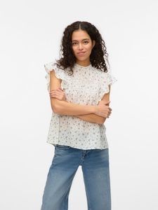 Vero Moda Blusenshirt »VMTRINE SL LACE TOP WVN NOOS«