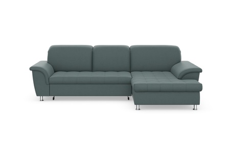 DOMO collection, DOMO collection Ecksofa »Franzi«, wahlweise mit Bettfunktion, Bettkasten und Kopfteilverstellung, frei im Raum stellbar, DOMO collection Ecksofa »Franzi Steppung im Sitzbereich B7T/H: 278/162/80 cm, L-Form« wahlweise mit Bettfunktion, Bettkasten und Kopfteilverstellung