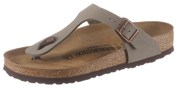 Birkenstock, Birkenstock Zehentrenner »GIZEH BF«, Birkenstock Gizeh BF Nubuck Sandale