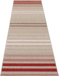 BOUGARI, Läufer, »Paros«, bougari, rechteckig, Höhe 8 mm, maschinell gewebt, NORTHRUGS Läufer »Paros«, rechteckig, 8 mm Höhe, Streifen Design, Robust, Pflegeleicht, Flachgewebe