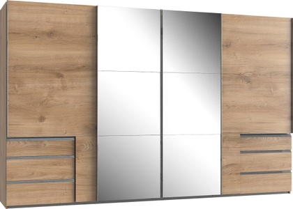 fresh to go, Fresh To Go Schwebetürenschrank »Level«, mit Synchronöffnung, Wimex Schwebetürenschrank »Level by fresh to go«, mit Synchronöffnung