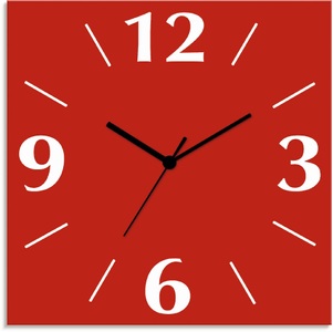 Artland, Artland Wanduhr »Uni Trendfarben«, Artland Wanduhr »Uni Trendfarben«, wahlweise mit Quarz- oder Funkuhrwerk, lautlos ohne Tickgeräusche