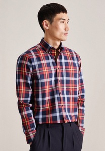 Seidensticker, seidensticker Flanellhemd »Regular«, Regular Langarm Button-Down-Kragen Karo, seidensticker Flanellhemd »Regular« Regular 1/1 Button-Down-Kragen Karo