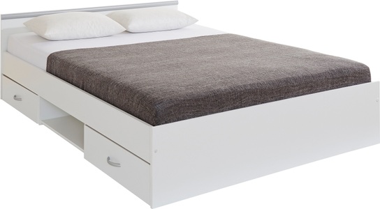 CONFORAMA, BETT ´´MEGA´´, Parisot Funktionsbett »Stauraumbett, TOPSELLER«, in 2 Breiten, pflegeleichte Kunststoffoberfläche, mit extra Stauraum