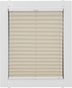 SUNLINES, sunlines Plissee »One Size Style Crush«, blickdicht, ohne Bohren, verspannt, Zubehörfarbe weiss, zum Klemmen, sunlines Plissee »One Size Style Crush«, blickdicht, ohne Bohren, verspannt, Zubehörfarbe weiss, zum Klemmen