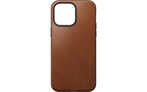 Nomad, Nomad - iPhone 14 Pro Max MagSafe Echtleder Hülle Rugged Case (NM01265085) - Hellbraun, Nomad Back Cover Modern Leather iPhone 14 Pro Max Hellbraun