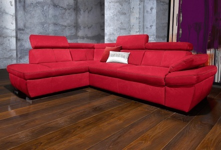 exxpo - sofa fashion, exxpo - sofa fashion Ecksofa, inklusive Kopfteil- und Armteilverstellung, wahlweise mit Bettfunktion und Bettkasten