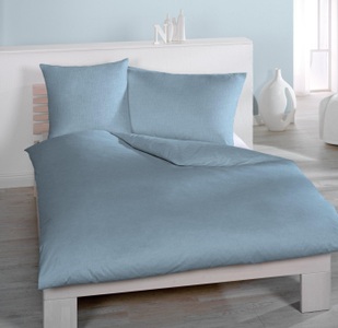undefined, Bettwäsche, HOME FASHION Bettwäsche »Uni-Halbleinen«