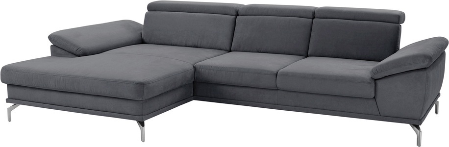 SIT&MORE, sit&more Ecksofa, sit&more Ecksofa »Scorpio L-Form«, inklusive Sitztiefenverstellung, wahlweise mit Kopfverstellung