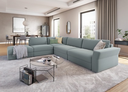 sit&more Ecksofa, mit Sitztiefenverstellung
