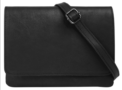 CLUTY, Cluty Umhängetasche, (1 tlg.), echt Leder, Made in Italy, Cluty Umhängetasche, echt Leder, Made in Italy