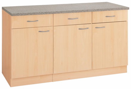 wiho Küchen, wiho Küchen Unterschrank »Kiel«, 150 cm breit, wiho Küchen Unterschrank »Kiel«, 150 cm breit