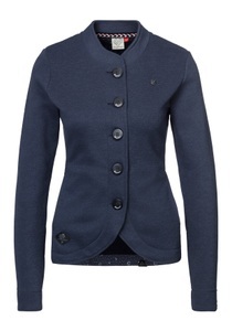 Ragwear, Ragwear Sweatjacke »AVALINA O«, maritimer Sweat-Blazer mit Kontrast-Details, Ragwear Sweatjacke »AVALINA O« maritimer Sweat-Blazer mit Kontrast-Details
