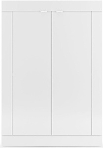 INOSIGN, INOSIGN Schuhschrank »Basic«, INOSIGN Schuhschrank »Basic Breite 78 cm, Höhe 116 cm, Schuhkommode,« moderne Rahmenoptik, Metallgriffe, 4 Einlegeböden
