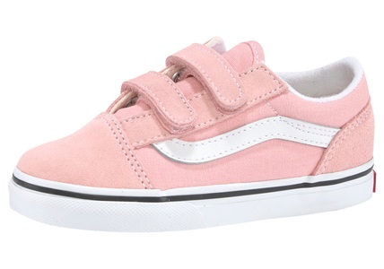 VANS, Vans Td Old Skool Mädchen Sneaker Rosa, Vans Old Skool Baby Sneaker - Powder Pink EU22