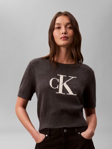 Calvin Klein Jeans Kurzarmpullover Regular fit, mit Rundhalsausschnitt