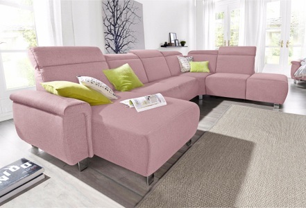 SIT&MORE, sit&more Wohnlandschaft »Township U-Form« wahlweise mit elektrischer Wallfree-Funktion, sit&more Wohnlandschaft »Township U-Form« wahlweise mit elektrischer Wallfree-Funktion