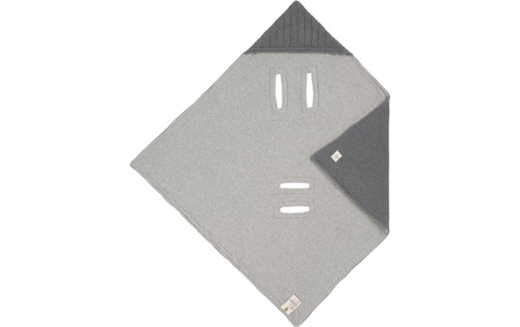 Lässig, Lässig Decke für Kindersitz (85x85) in anthrazith, LÄSSIG Babydecke