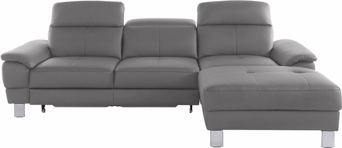 exxpo - sofa fashion, exxpo - sofa fashion Ecksofa, inkl. Kopf- bzw. Rückenverstellung, wahlweise mit Bettfunktion und Bettkasten, exxpo - sofa fashion Ecksofa »Mantua 2, inkl. Kopf- bzw. Rückenverstellung, bequem, L-Form«, wahlweise mit Bettfunktion und Bettkasten, tolle Verarbeitungsdetails