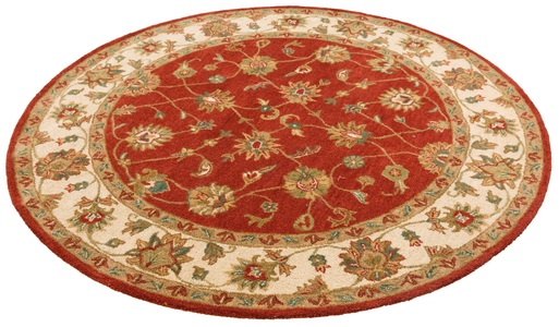 DELAVITA, Wollteppich, »Sahil«, DELAVITA, rund, Höhe 14 mm, handgetuftet, 