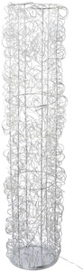 Creativ light LED Dekolicht »Metalldraht-Tower«, 120 flammig-flammig, Zylinder aus Draht, mit Timerfunktion, USB Kabel
