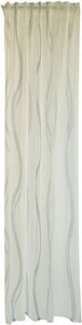 HOMING, HOMING Gardine »Inna«, (1 St.), Streifen, Wellen, modern, transparent, Wohnzimmer, Küche, Kinderzimmer, HOMING Gardine »Inna«, (1 St.), Streifen, Wellen, modern, transparent, Wohnzimmer, Küche, Kinderzimmer