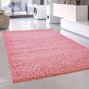 Carpet City, Hochflor-Teppich, »Pastell Shaggy300«, Carpet City, rechteckig, Höhe 30 mm, maschinell gewebt, Carpet City Hochflor-Teppich »Pastell Shaggy300«, rechteckig, 30 mm Höhe, Shaggy Hochflor Teppich, Uni Farben, Weich