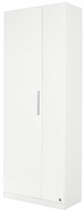 rauch BLUE, rauch BLUE Garderobenschrank »Minosa«, Breite 69 cm, rauch Garderobenschrank »Garderobe Drehtürenschrank Kleiderschrank Schrank Mehrzweck MINOSA«, Breite 69 cm mit ausziehbarer Kleiderstange MADE IN GERMANY