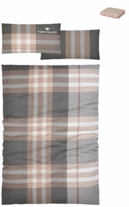 Tom Tailor, Bettwäsche »Nick«, TOM TAILOR, TOM TAILOR HOME Bettwäsche »Nick in Gr. 135x200 oder 155x220 cm«, mit Gratiszugabe Gästehandtuch