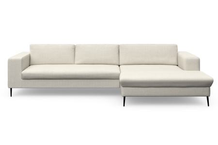 DOMO collection Ecksofa »Modica«, moderne Optik mit grosszügiger Recamiere, frei im Raum stellbar