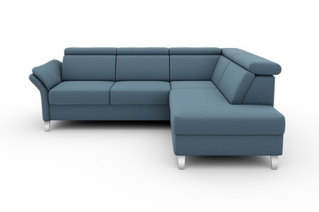 SIT&MORE, sit&more Ecksofa, sit&more Ecksofa »Vincenzo L-Form«, inklusive Kopfteilverstellung, wahlweise mit Bettfunktion, Bettkasten
