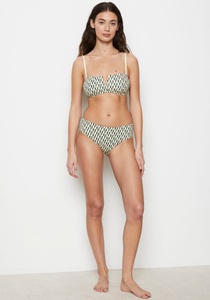 Marc O'Polo, Marc O'Polo Bikini-Hose, mit grafischem Logoschriftzug allover, Bikini-Panty