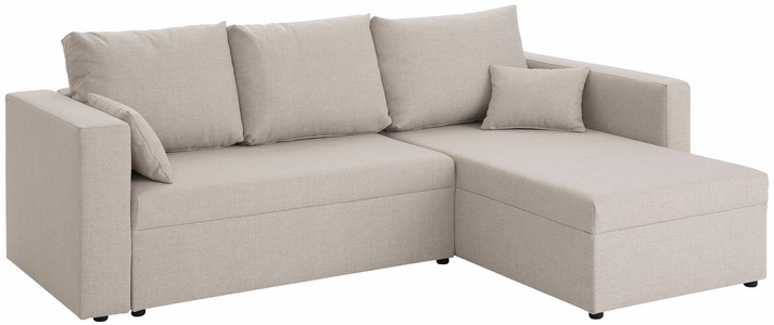 HOME AFFAIRE, Home affaire Ecksofa »Pur«, wahlweise mit Bettfunktion, Home affaire Ecksofa »Pur L-Form«, wahlweise mit Bettfunktion