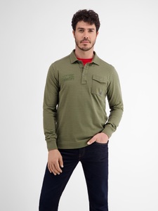 LERROS Langarm-Poloshirt »LERROS Longsleeve-Polo, gestreift«